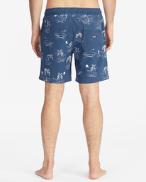 5 Sundays Layback Boardshorts 17" Blue ABYBS00253 Billabong