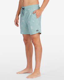 billabong, Sundays Layback Boardshorts 17", SAGE (sag) Sundays Layback 17" - Board Shorts for Men ABYBS00253