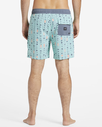 4 Sundays Layback Boardshorts 17" Green ABYBS00253 Billabong
