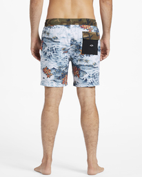 4 Sundays Layback Boardshorts 17" Blue ABYBS00253 Billabong