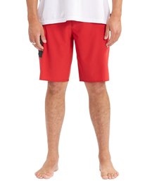 2 All Day Pro Hawaii Boardshorts 20" Red ABYBS00276 Billabong