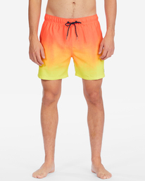 3 Good Times Layback Boardshorts 16" Yellow ABYBS00287 Billabong