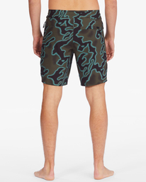 4 A/Div Surftrek CiCLO® Lo Tide Boardshorts 18.5" Green ABYBS00346 Billabong