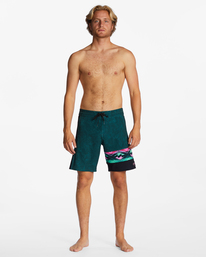 1 Burleigh Pro - Performance Board Shorts for Men Green ABYBS00373 Billabong