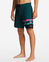 3 Burleigh Pro - Performance Board Shorts for Men Green ABYBS00373 Billabong