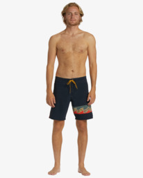 3 Burleigh Pro - Boardshort Performance pour Homme Noir ABYBS00373 Billabong