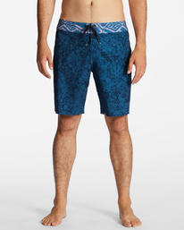 2 Riot Pro Performance 19" Boardshorts Blue ABYBS00374 Billabong