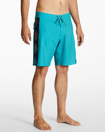 4 D Bah Airlite Performance 19" Boardshorts Blue ABYBS00378 Billabong