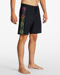 4 D Bah Airlite Performance 19" Boardshorts Yellow ABYBS00378 Billabong