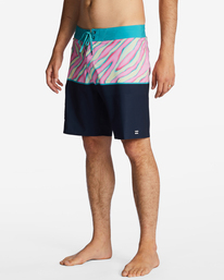3 Fifty50 Airlite Performance 19" Boardshorts Blue ABYBS00383 Billabong