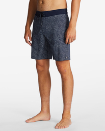 3 Sundays Pro Performance 19" Boardshorts Blue ABYBS00387 Billabong