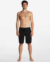 1 73 Pro - Performance Board Shorts for Men Black ABYBS00390 Billabong