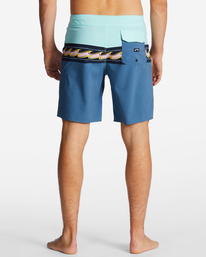 5 Momentum Pro Performance 19" Boardshorts Blue ABYBS00391 Billabong
