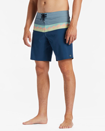 3 Momentum Pro Performance 19" Boardshorts Blue ABYBS00391 Billabong