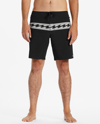 2 Momentum Pro Performance 19" Boardshorts Black ABYBS00391 Billabong