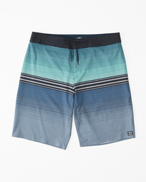 billabong, All Day Heather Stripe Pro Performance 20" Boardshorts, BLUE HAZE (bn4) All Day Heather Stripe Pro - Board Shorts for Men ABYBS00392