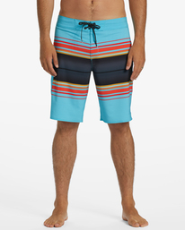 2 All Day Stripe Pro Performance 20" Boardshorts Blue ABYBS00393 Billabong
