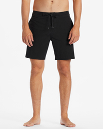 2 D Bah Lo Tide 18" Boardshorts Black ABYBS00397 Billabong