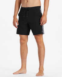 3 D Bah Lo Tide 18" Boardshorts Black ABYBS00397 Billabong