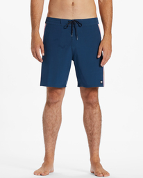 2 D Bah Lo Tide 18" Boardshorts Blue ABYBS00397 Billabong