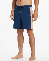 3 D Bah Lo Tide 18" Boardshorts Blue ABYBS00397 Billabong