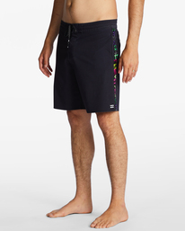 3 D Bah Lo Tide 18" Boardshorts Black ABYBS00397 Billabong