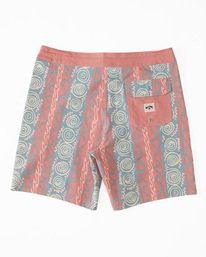 billabong, Sundays Lo Tide 19" Boardshorts, DUSTY RED (dyr) SUNDAYS LT ABYBS00398