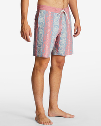 4 Sundays Lo Tide 19" Boardshorts Red ABYBS00398 Billabong