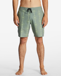 2 Sundays Lo Tide 19" Boardshorts Green ABYBS00398 Billabong