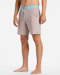 3 Sundays Lo Tide 19" Boardshorts White ABYBS00398 Billabong