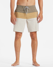 2 Tribong Lo Tide 19" Boardshorts Beige ABYBS00399 Billabong