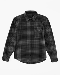 8 A/Div Furnace Flannel Shirt Grey ABYFT00101 Billabong