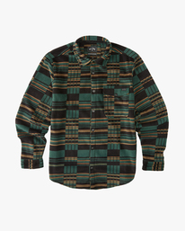 5 A/Div Furnace Flannel Shirt Green ABYFT00101 Billabong