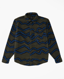 6 A/Div Furnace Flannel Shirt Green ABYFT00101 Billabong