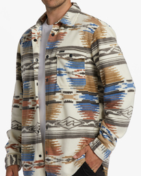 4 A/Div Furnace Flannel Shirt Beige ABYFT00101 Billabong