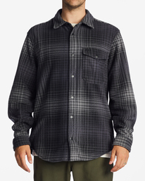 4 A/Div Furnace Flannel Shirt Grey ABYFT00101 Billabong