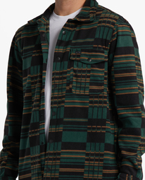 4 A/Div Furnace Flannel Shirt Green ABYFT00101 Billabong