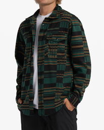 1 A/Div Furnace Flannel Shirt Green ABYFT00101 Billabong