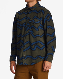 1 A/Div Furnace Flannel Shirt Green ABYFT00101 Billabong