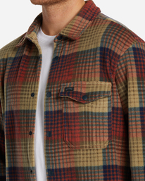 4 A/Div Furnace - Chemise boutonnée en flanelle pour Homme Marron ABYFT00101 Billabong