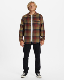 1 A/Div Furnace - Chemise boutonnée en flanelle pour Homme Marron ABYFT00101 Billabong