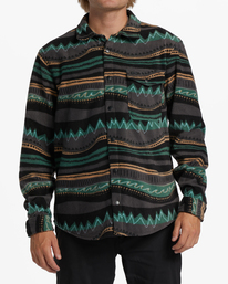billabong, A/Div Furnace Flannel Shirt, MULTI (mul) Furnace Flannel - Fleece Overshirt for Men ABYFT00101