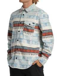 3 A/Div Furnace Flannel Shirt Brown ABYFT00101 Billabong