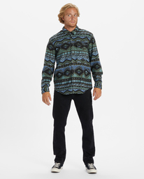 1 A/Div Furnace - Flanellhemd für Männer Schwarz ABYFT00101 Billabong