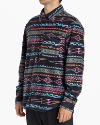 3 A/Div Furnace - Flanellhemd für Männer Violett ABYFT00101 Billabong