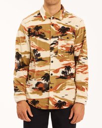 0 A/Div Furnace Flannel Shirt Beige ABYFT00101 Billabong