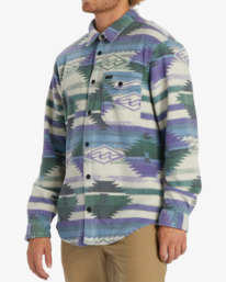 1 A/Div Furnace Flannel Shirt Blue ABYFT00101 Billabong