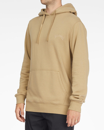 1 Wave Washed Pullover Hoodie Brown ABYFT00208 Billabong