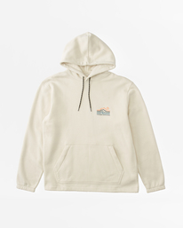 6 A/Div Compass Pullover Hoodie White ABYFT00222 Billabong
