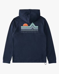 6 A/Div Compass Pullover Hoodie Black ABYFT00222 Billabong